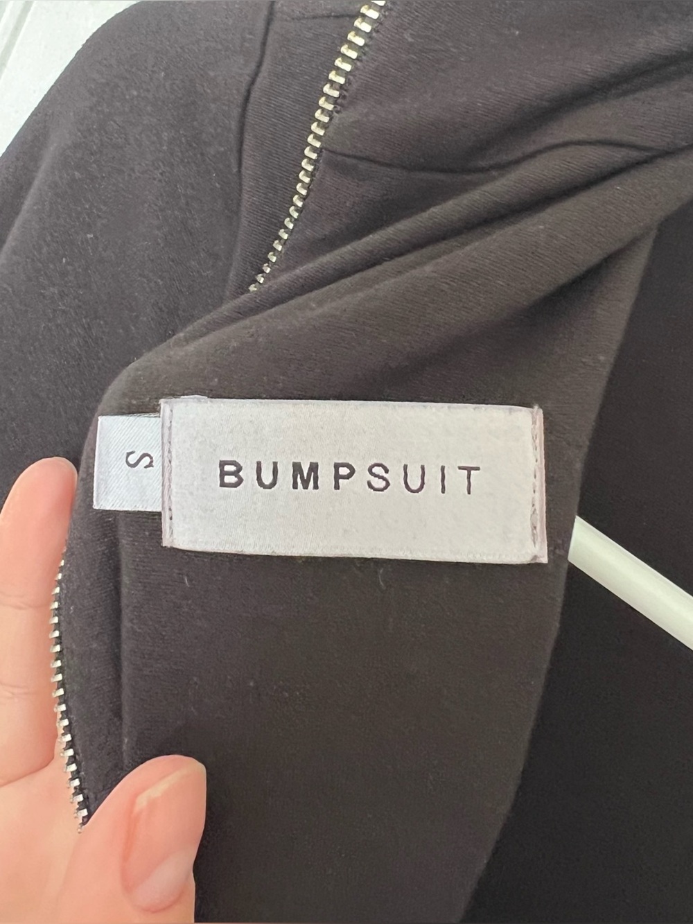 Bumpsuit Penelope Unitard One Piece Maternity Jumpsuit Black Size S Pregnancy - Picture 14 of 16